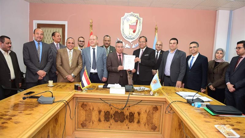 اجتماع جامعة سوهاج،