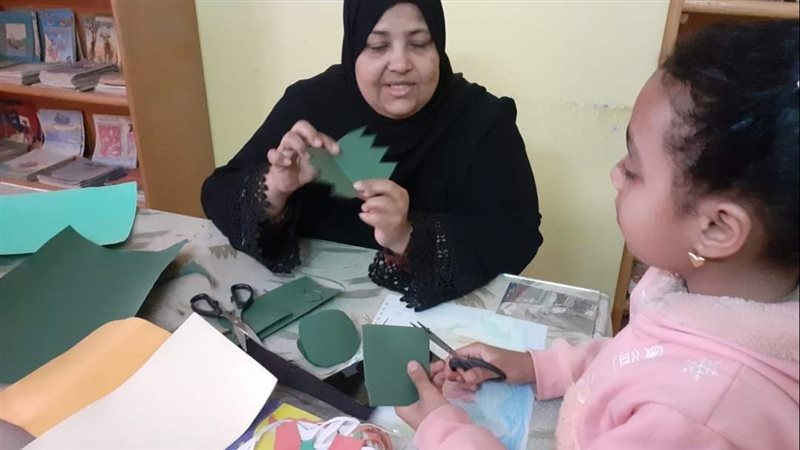 جانب من الورش الفنية