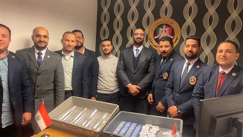 المضبوطات بحوزة رجال