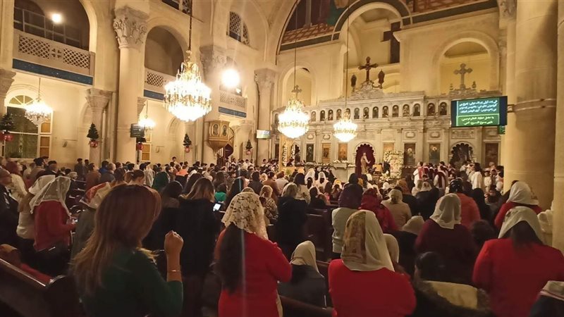 إقبال كبير لأقباط