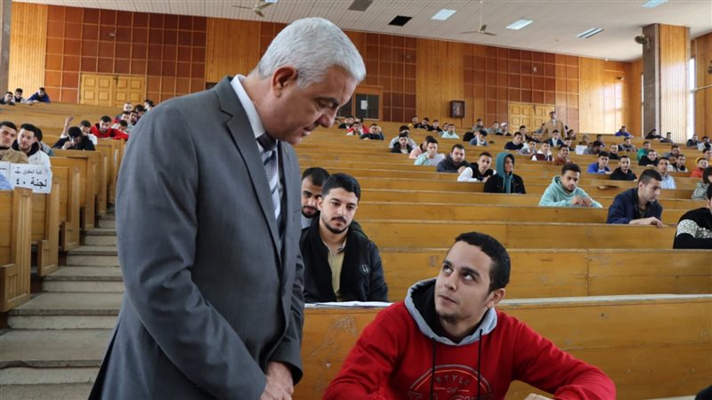 مبارك يتفقد لجان