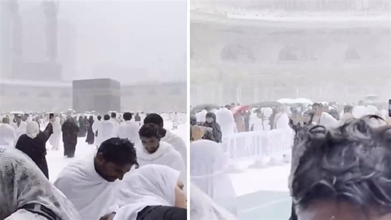فيديو تساقط الثلوج