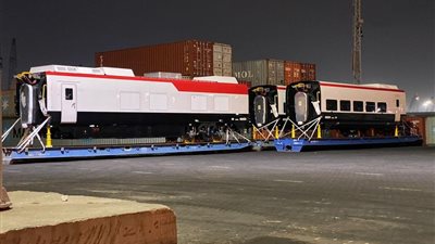 قطار التالجو الجديد، وزير النقل يعلن وصول القطارين الثالث والرابع (صور)