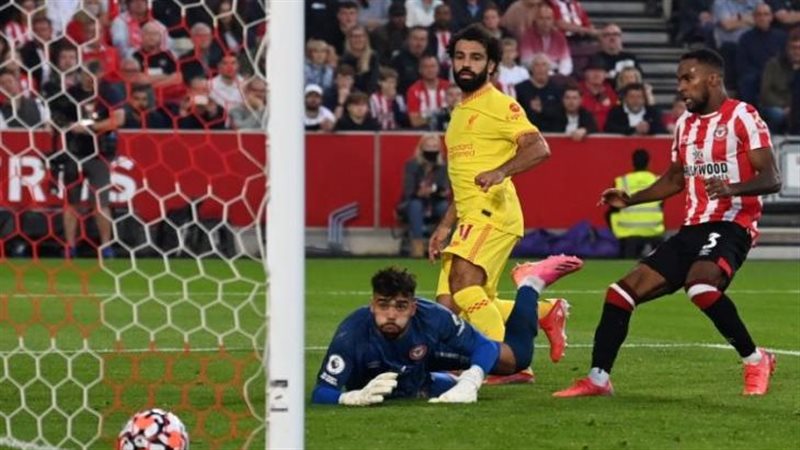 محمد صلاح أمام برينتفورد،فيتو