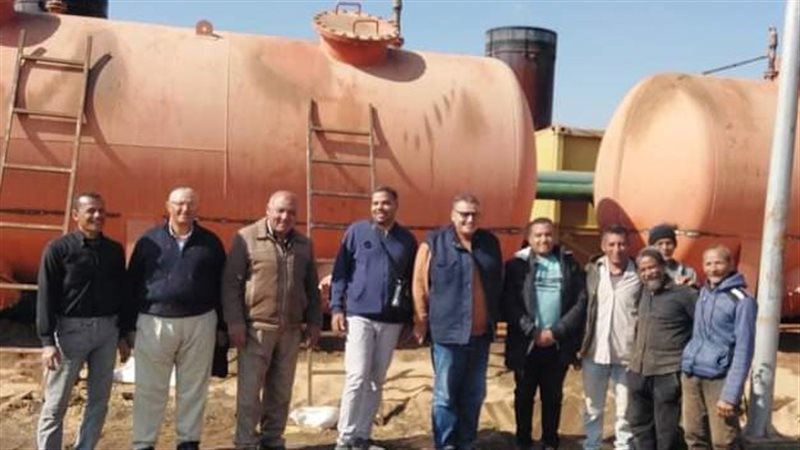 إصلاح عطل محطة مياه