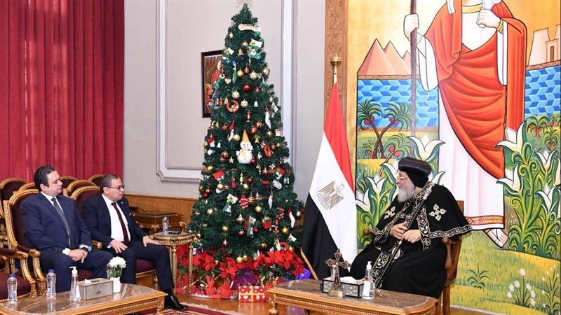 البابا تواضروس يستقبل