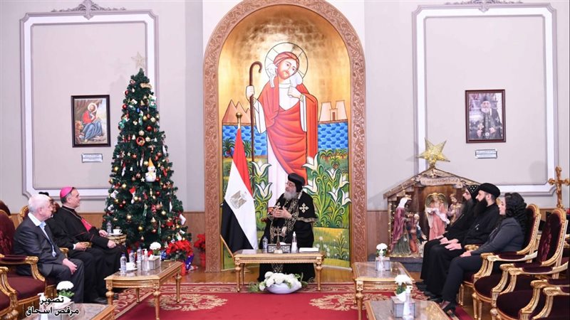 البابا تواضروس يستقبل