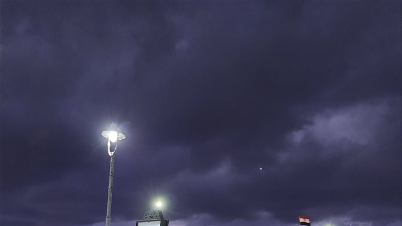 سحب وغيوم علي الإسكندرية،