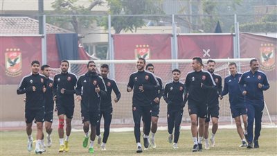 الدوري المصري، مران الأهلي استعدادا لمباراة المصرى البورسعيدي (فيديو)