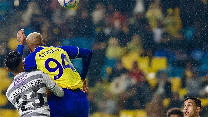 مباراة النصر والطائي،