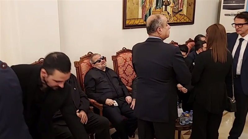 لحظة حزن وذهول جورج