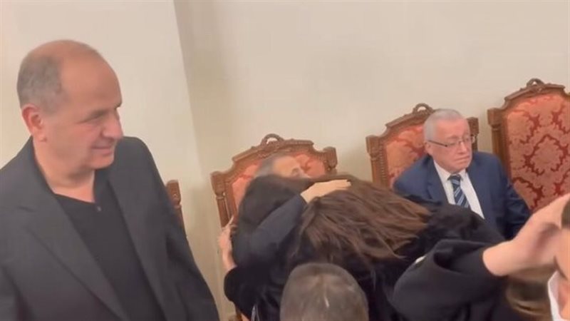 عزاء نجل جورج وسوف،