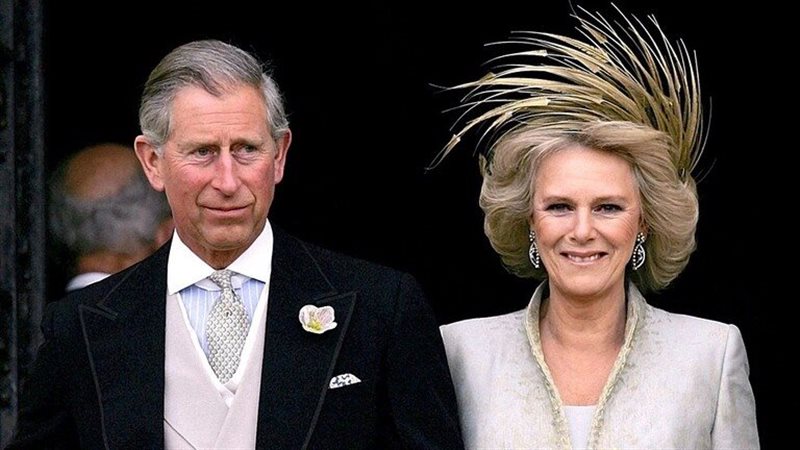 الملك تشارلز وزوجته