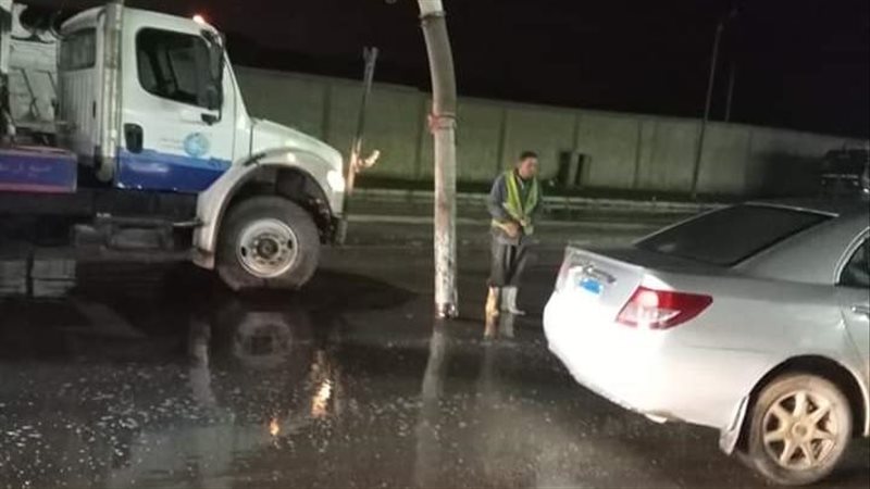  رفع تراكمات الأمطار،