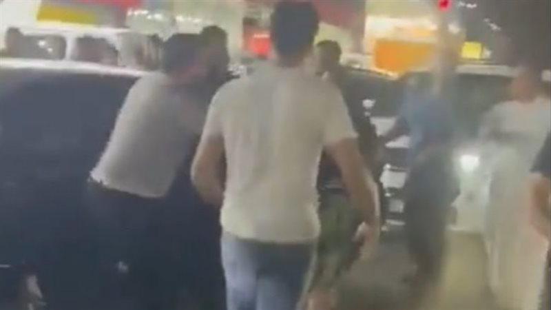 لقطة من مشاجرة طلبة