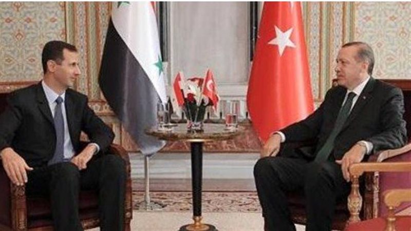 أردوغان وبشار الأسد،