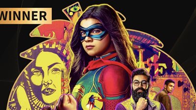 Ms. Marvel يفوز بجائزة أفضل مسلسل أبطال خارقين 