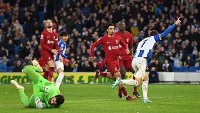 كأس الرابطة، تعادل سلبي بين ليفربول وبرايتون بعد مرور 30 دقيقة 