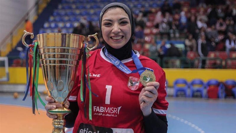 آية الشامى لاعبة