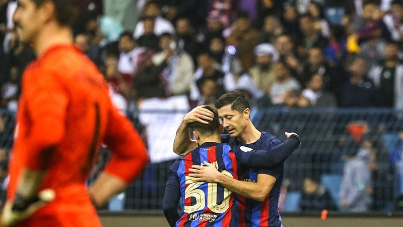 برشلونة يتقدم على