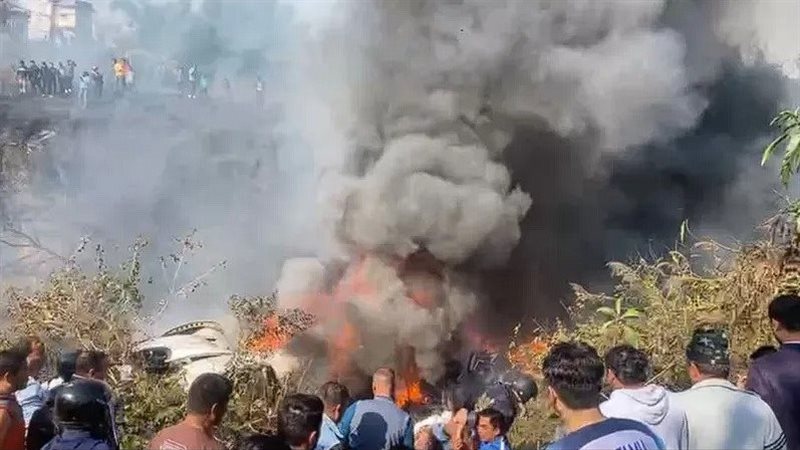 تحطم طائرة في نيبال،