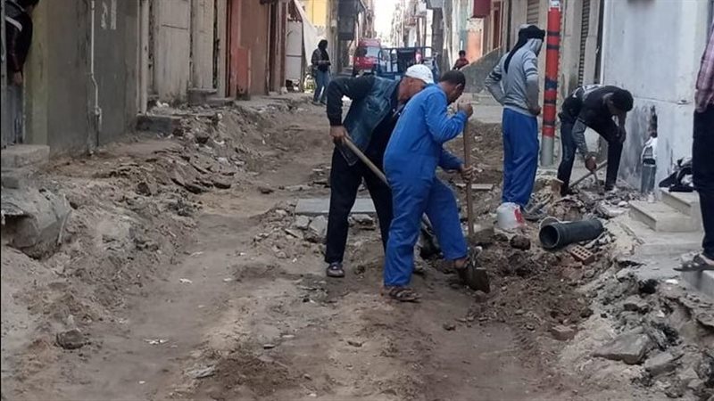جانب من أعمال التطوير،