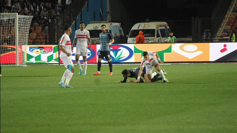 مباراة الزمالك وبيراميدز،