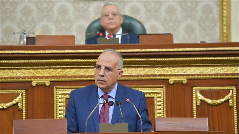 وزير الري أمام جلسة