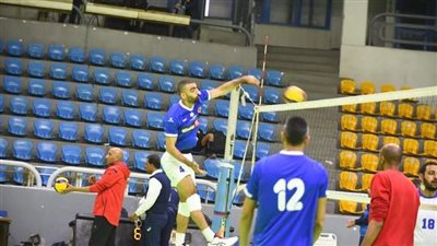 رجال طائرة الأهلي يفوز على الطيران في الدوري