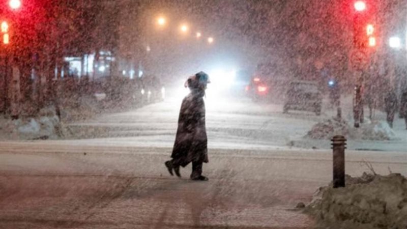 عاصفة ثلجية في اليابان،فيتو