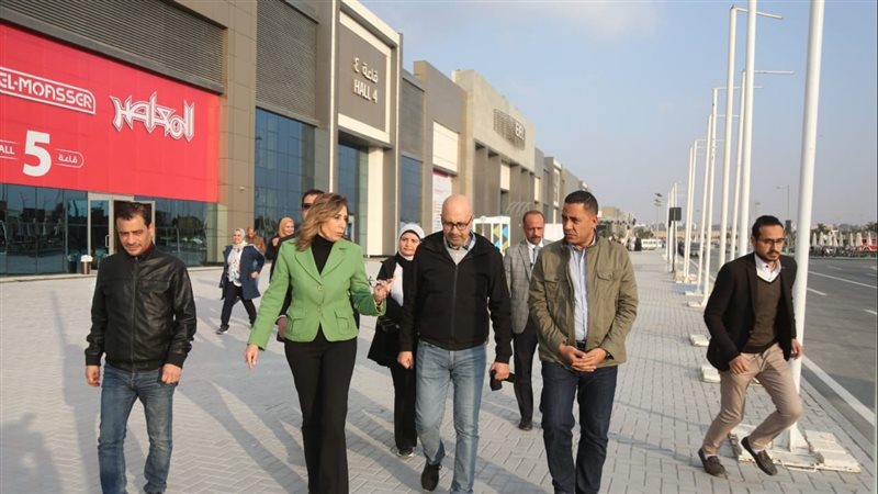 وزيرة الثقافة تتفقد