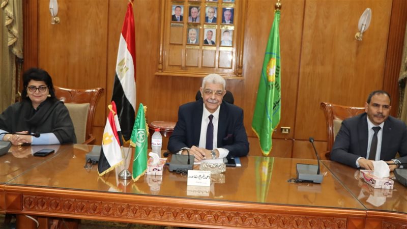 رئيس جامعة المنوفية،