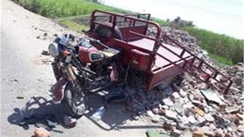 تصادم سيارة بتروسيكل