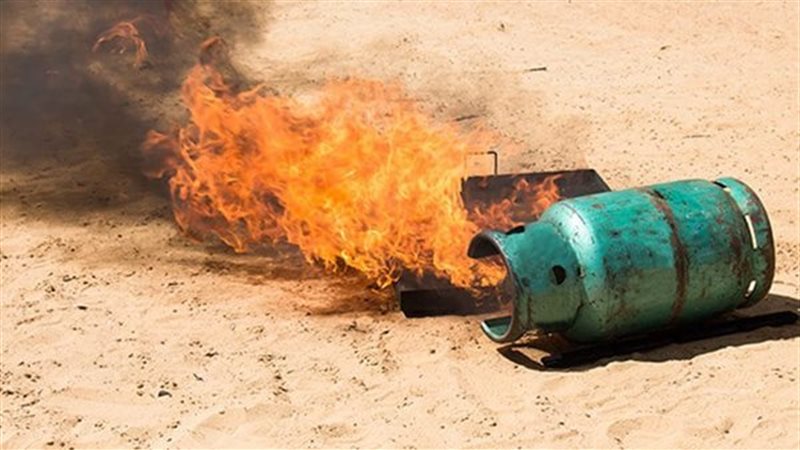 انفجار أنبوبة بوتاجاز