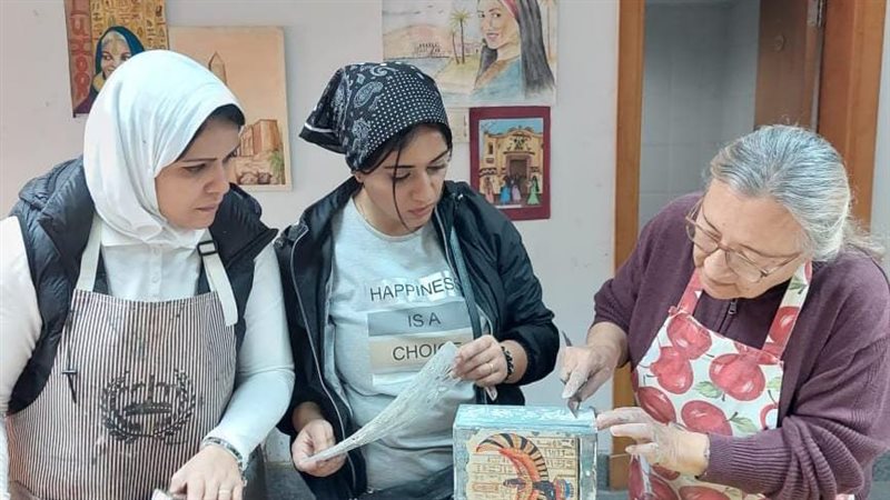 الورش الفنية بالمتحف