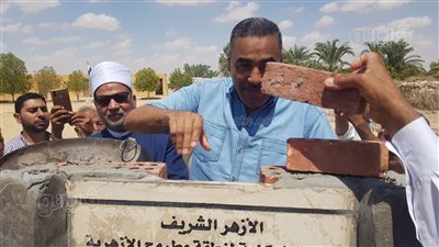 وضع حجر أساس أول معهد أزهري بأبوشروف في سيوة