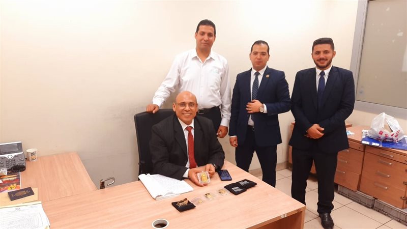 المضبوطات بحوزة رجال