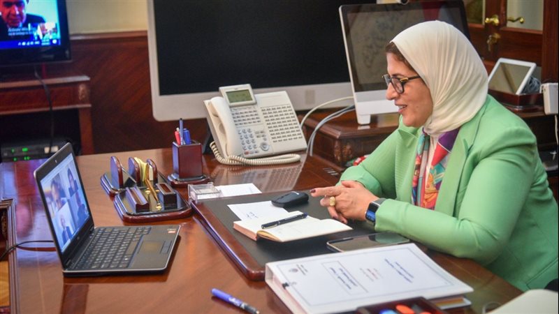 هالة زايد وزيرة الصحة