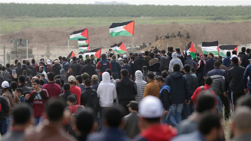 مظاهرات فلسطينية