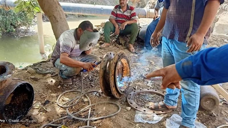اعكال ربط خطوط المياه