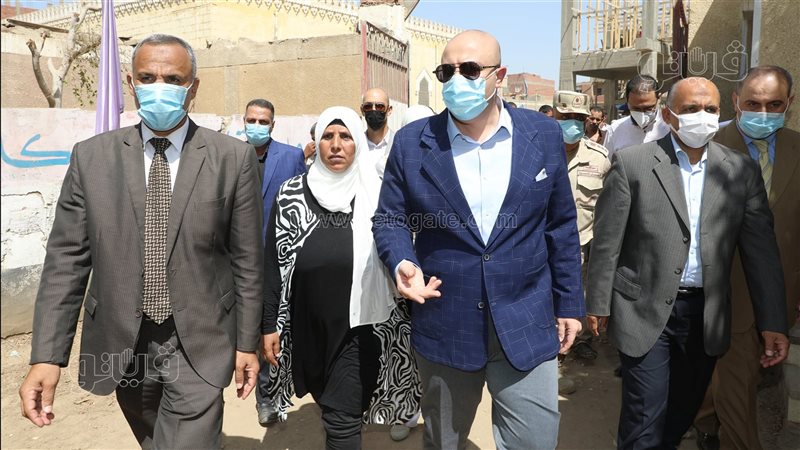 محافظ بني سويف يتابع