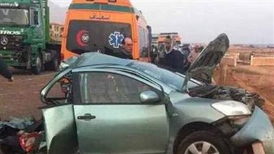 حادث سير مروع أمام مجلس الوزراء بالعلمين 