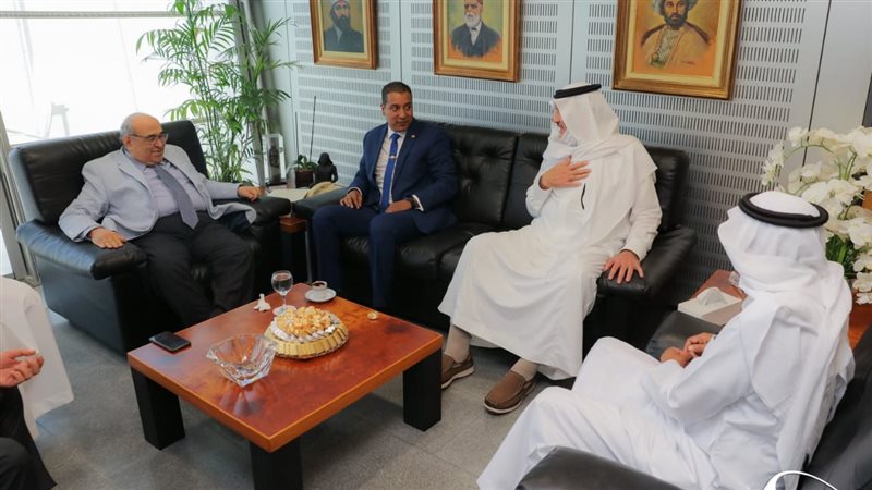  مصطفى الفقي يستقبل أمين