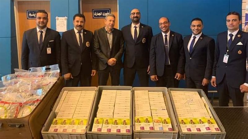 المضبوطات بحوزة رجال