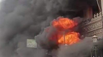  الصور الأولى لحريق مستشفى النور المحمدي بالمطرية