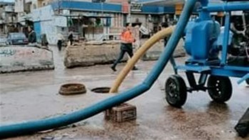 رفع مياه الأمطار