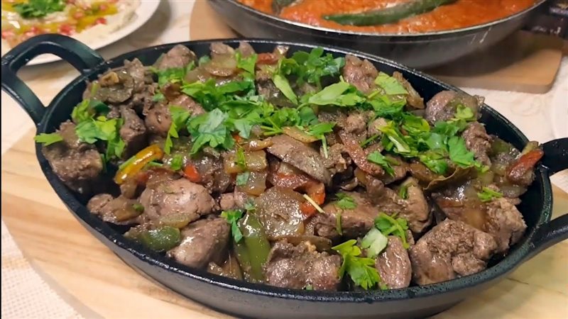 طريقة عمل كبدة الفراخ،