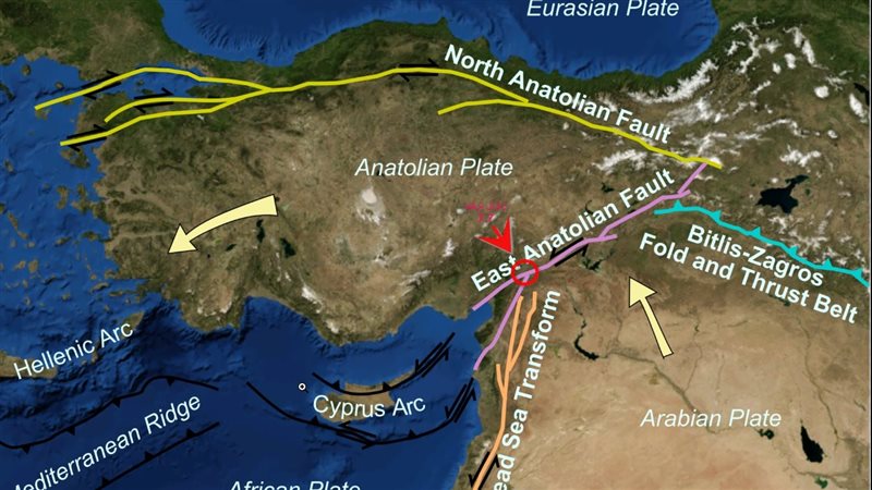 زلزال تركيا اليوم