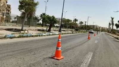 غلق طريق الواحات جزئيا يومين لإنشاء كوبري المشاة غدا