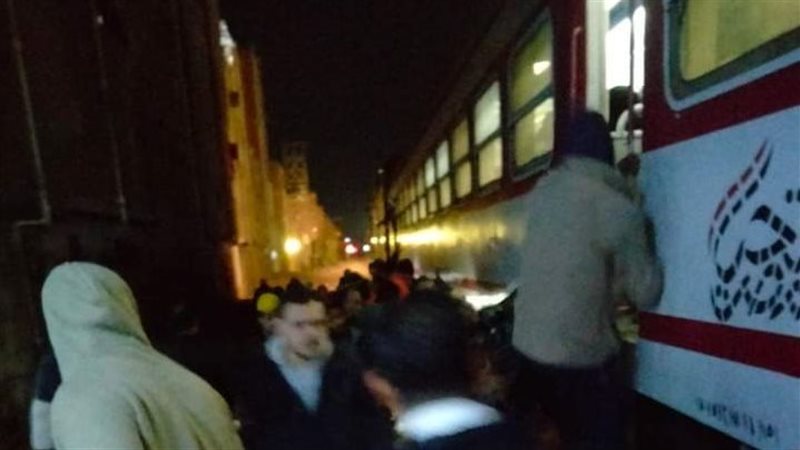 قطار طنطا يدهس شاب،فيتو
